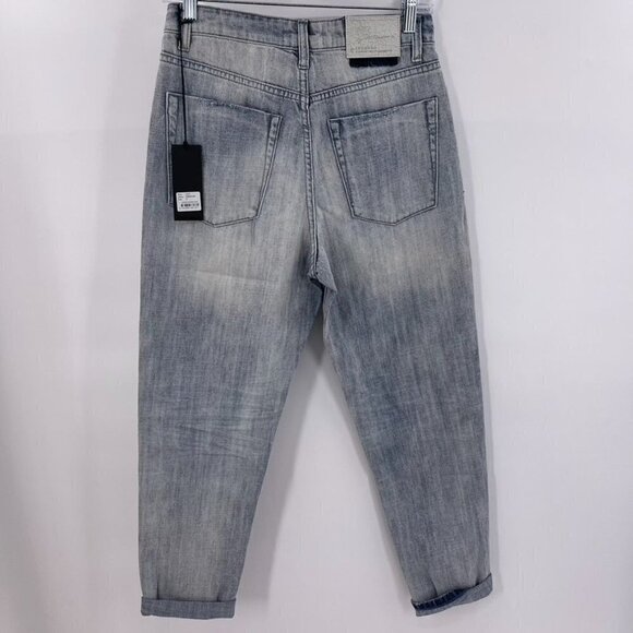 One Teaspoon Size 27 Diamonde Blue Legend High Waist Mom Jeans - Picture 4 of 8